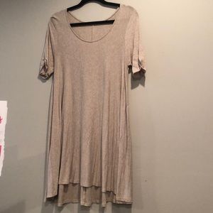 oatmeal tshirt dress